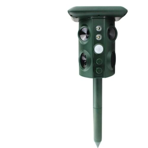 1 Pc Solar Animals Repeller Ultrasonic Sonic Mouse Mice Mole Pest Rodent Mosquito Repellents Yard Outdoor Garden Pest Control