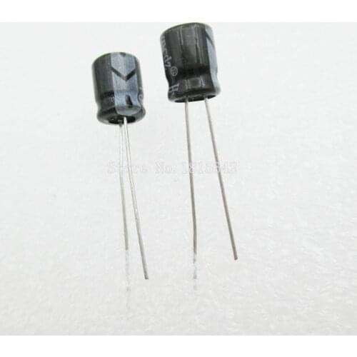 20PCS/LOT 47uF 25V Aluminum electrolytic capacitor 5*7 Electrolytic Capacitor 25v 47uf