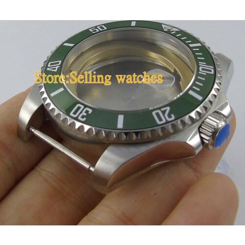 43mm Stainless Steel sapphire glass Watch Case forETA 2836 mingzhu 2813 miyota 82 series Movement C10