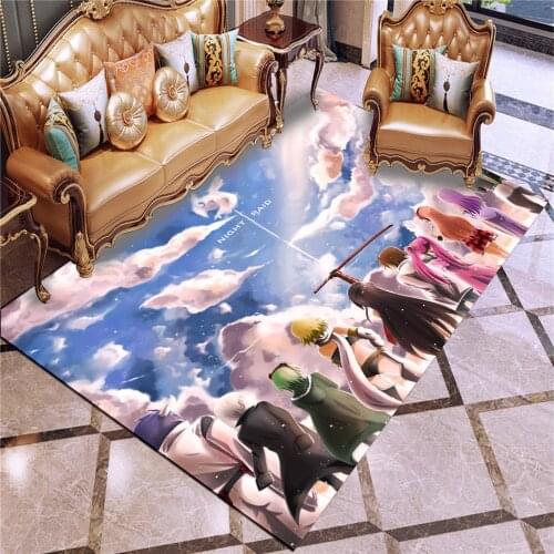 Anime Akamegakill Akame Anti Slip Carpet Welcome Entrance Doormats Floor Mats for Girls Living Room Bedroom Decor