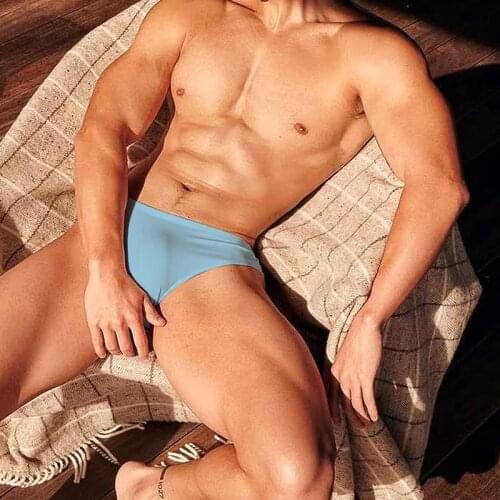 ADANNU Brand Men Briefs Modal Sexy Underwear Breathable U Pouch Fashion Underpants Soft Cool Comfortable Underpants