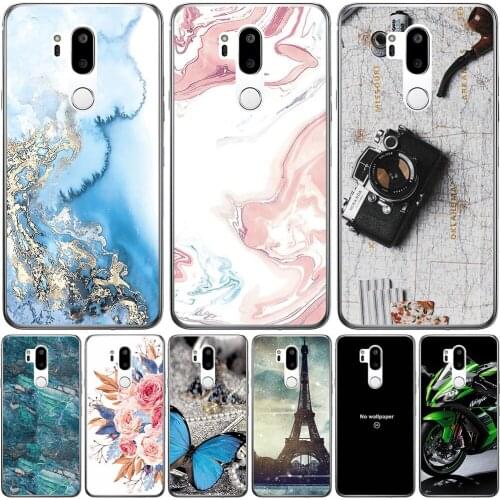 Phone Bags & Cases For LG G5 G5 SE G6 G6 Plus G7 G7 Plus ThinQ G8s ThinQ Case Cover Fashion marble Inkjet Painted Shell Bag