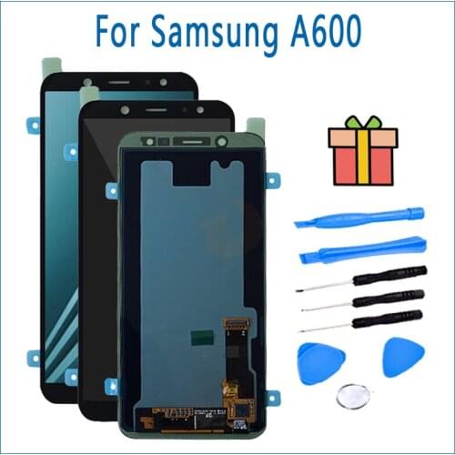 For Samsung Galaxy A6 2018 LCD Display Touch Screen Digitizer Assembly Replacement part For Samsung A6 A600F A600FN LCD