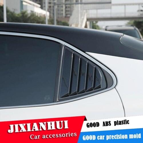 For Toyota Camry 2019-2020 Sedan ABS Rear Door Window shades Louver Frame Window Sill Molding Cover Sticker Trim
