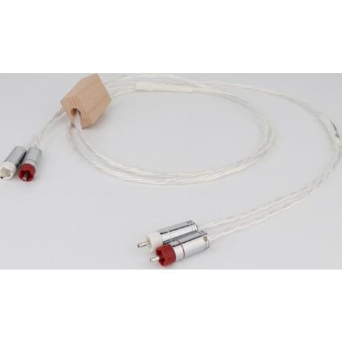 Hi-End Nordost ODIN 2 Hifi Fever Audio RCA Signal Cable Double Lotus Sterling Silver audio cable CD amplifier tube cable
