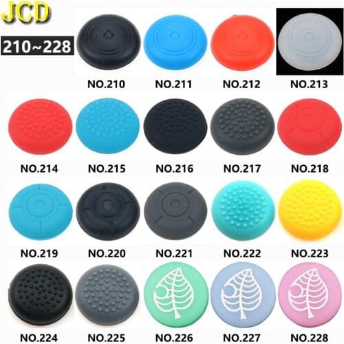 JCD 1PCS Silicone Analog Thumb Stick Grips Caps for Switch Joy-Con Controller Joystick Cover For NS Joycon ThumbStick Case