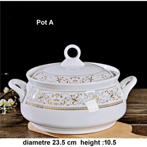 60 Heads jingdezhen ceramics chinese dishes dish set посуда Soup Bowl Salad Noodles Bowl Plate Dinnerware Sets Tableware