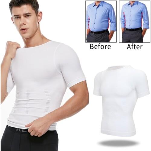 Men Slimming Body Shaper Belly Control Shapewear Man Shapers Modeling Underwear Waist Trainer Corrective Posture Vest Corset