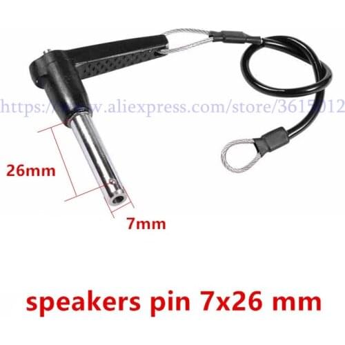 Line Array Speaker Accessories Pin 7x26mm For Subwoofer Professional Audio Portable DJ Woofer Mixer Console