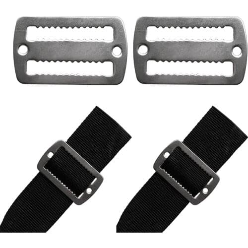 MagiDeal 2Pcs Weight Belt Keeper 2' Webbing Retainer Stopper Scuba Diving Gear Weight Belt Keeper