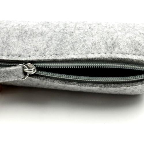 Soft Felt Eyeglasses Glasses Storage Pouch - Pen/Makeup Bag - Effectively Protects Lens From Scratches