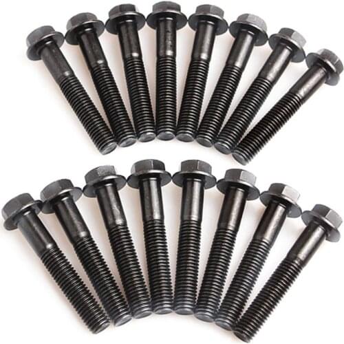 Set of 16 Exhaust Manifold 10.9 Bolt Kit for F250 F350 94-03 7.3L Powerstroke