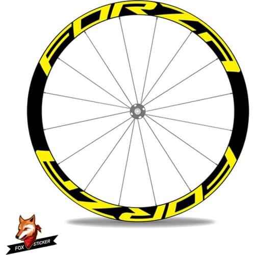 Road Bicycle Carbon Wheel Rim Sticker 24/30/38/40/50/55/60/80/88mm 26er 27.5er 29er MTB Bike Wheels Decal for-forza