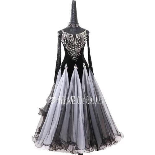Customize New ballroom dance dress standard ballroom waltz dresses ballroom dance competition dresses custom made MD1100