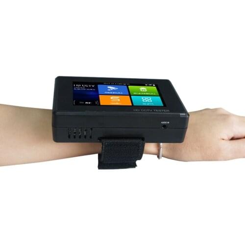New 4" wrist 4K H.265 IP CVBS CVI TVI AHD 5-in-1 IPC-1800ADH Plus CCTV Tester test wifi ip camera