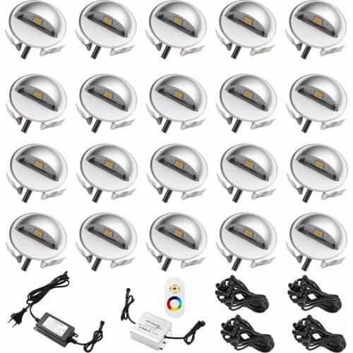 Outdoor Deck Lighting Floor Led Light Eclairage Sur Pied Set of 20pcs Lampes Souterraines Underground Garden Lamp B106A-20