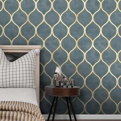 Luxury Wallpaper Environmentally Friendly Self-Adhesive Geometric Seamless Wallpaper Living Room Background Makeover Wallpaper