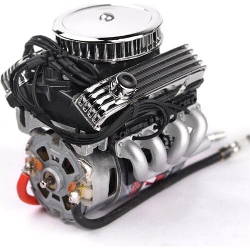 Motor Cooling Fan F82 GRC V8 Simulate Engine for 1/10 RC Crawle TRX4 SCX10 RC4WD D90