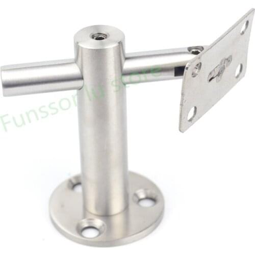 Rotatable flat panels,80x80mmSolid Stainless steel handrail Bracket/Stent/support,,wall support,Stairs accessories/parts