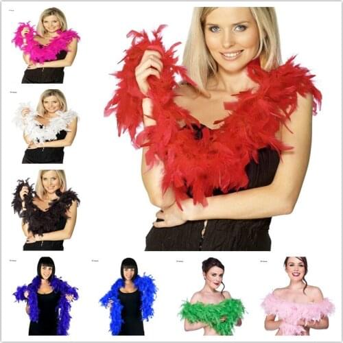 YY-tesco Beatiful 20 Yards/Lot Natural Turkey Feathers Boa Costumes/Trim For Party/Costume/Shawl/Craft Turkey Plume Cosplay