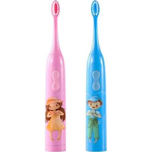 Children Toothbrush Automatic Toothbrush Ultrasonic Electric Toothbrush for Kids Boys Girls, 13000 Vibrations Per Minute 27RC