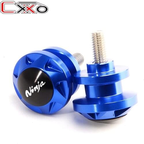 10MM Picks Swingarm Spools Slider Stand Screw For KAWASAKI Ninja ninja 250R 300 300R ER4N 650 650R ER6F 750R