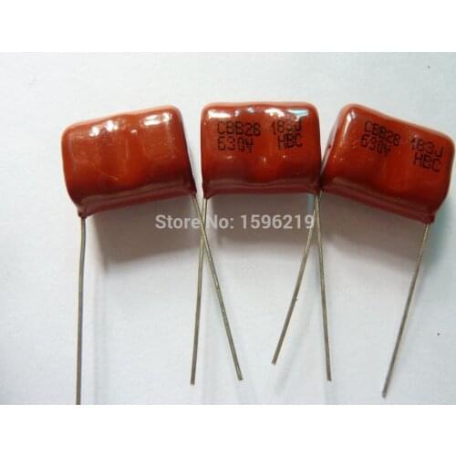 20pcs CBB 183 630V 183J CBB28 0.018uF 18nF P15 Metallized Polypropylene Film Capacitor