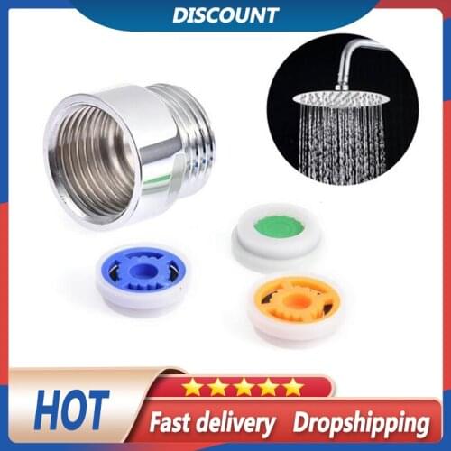 4PCS Shower Flow Reducer Limiter Set - Up to 70% Water Saving Bubbler Water Saving Filter Shower Tap Connector 4 /6/9/L Min