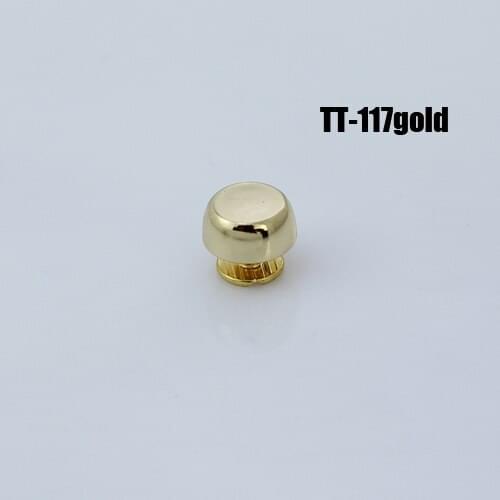 50pc SCREWBACK SPIKE TT-117 leathercraft Gold