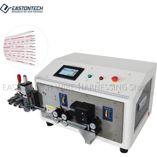 EASTONTECH EW-3045 Automatic Pneumatic Flat Ribbon Cable Stripping Machine 2P-12P