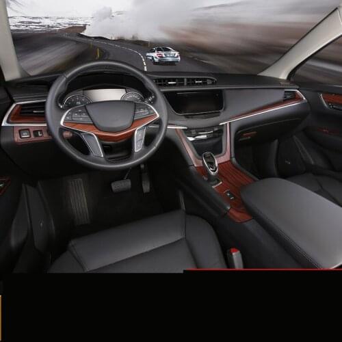 Imitation Wood Cup Window Switch Doors Mouldings Reading Light Air Outlet Decorated Frame For Cadillac XT5 AAA412A