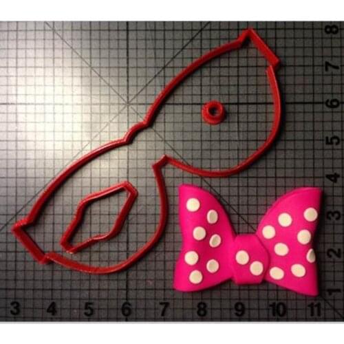 Cartoo Mouse Bowknot Cookie Tool Cake Mold Baking Set 3D Customized Mold Parent-Child Diy Cookie Tool Home Baking Kitchen Turnin