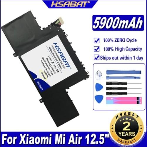 HSABAT R10B01W R10BO1W 5900mAh Laptop Battery for Xiaomi Mi Air 12.5" Series Tablet Batteries