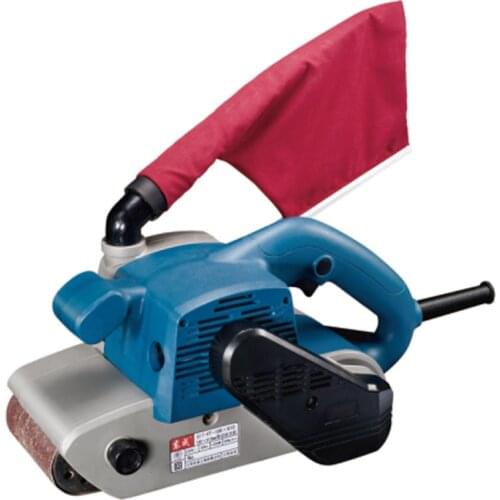 Belt Sander 220V 1200KW Handheld Large Power Tank Belt Machine Power Tools