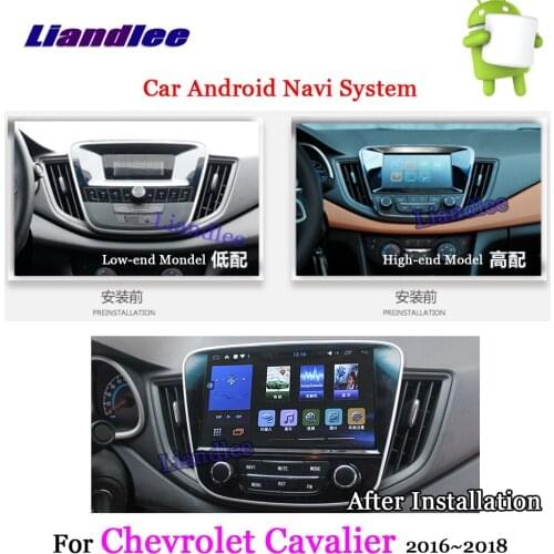 Car Android Multimedia Player For Chevrolet Chevy Cavalier Sedan 2016 2017 2018 Stereo Radio HD Screen GPS Navigation System