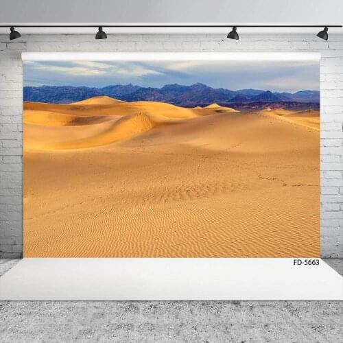 Desert Mountains Photo Backdrop Computer Printed Photoshoot Background for Children Baby Portrait Photophone Photography Props