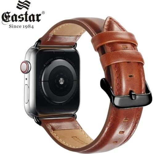 Genuine leather strap for apple watch band 42mm 44mm for apple watch 4/5 38mm 40mm correa replacement bracelet for iwatch 3/2/1