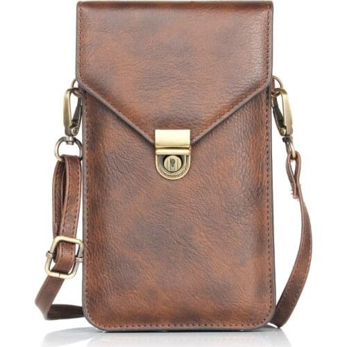 Phone Bag Universal PU Leather Small Shoulder Crossbody Small Bags Pouch for Huawei P9 plus/P8/P8 lite/P9/mate 7 8/Honor 6 plus