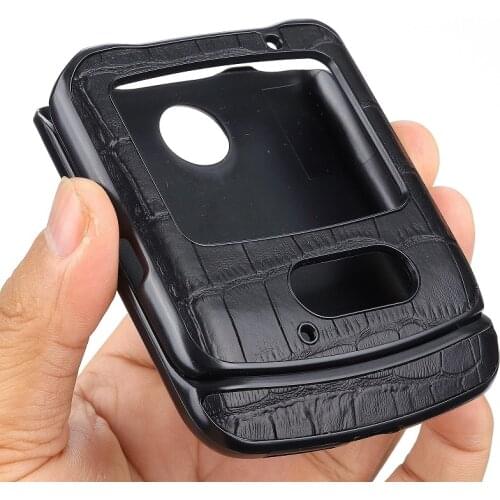 For Motorola RAZR 5G crocodile pattern leather protective cover 6.2 inch cross pattern for RAZR 5G protective cover Fundas Capa