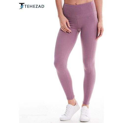 TEHEZAD Women Yoga Pants Sport Push up Plus Size Tights Fitness Gym Running Sportwear High Waist Butt Lift Elastic Leggings