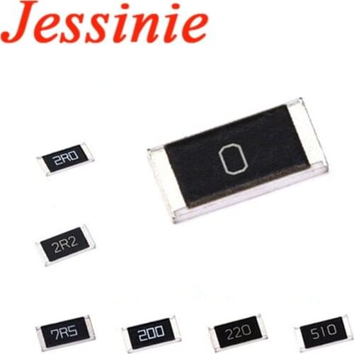 100PCS SMD Chip Resistor 2512 1W 5% 820R 680R 620R 470R 200R 100R 47R 6R8 4R7 3R9 3R3 3R 2R2 2R 1R8 1R5 1R2 1R1 1R2 1R 0R