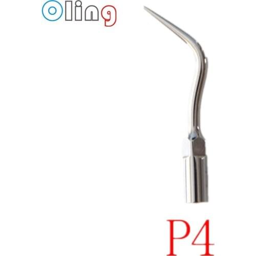 10PCS Dental Scaler Scaling Tip P4 Dental Ultrasonic Scaler Perio Tip P4*10 Fit EMS&Woodpecker Dental Ultrasound