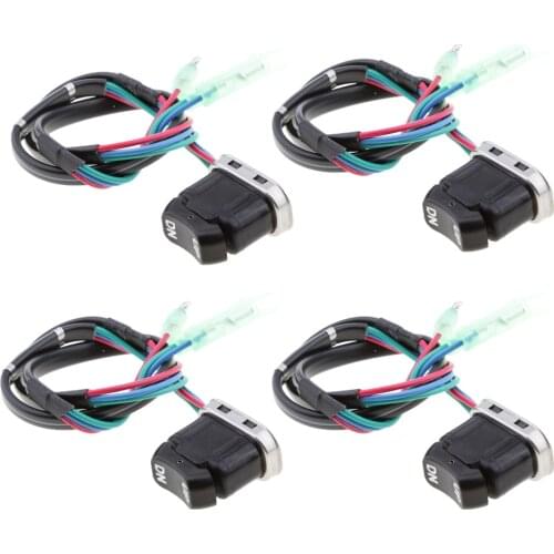 4pcs TRIM & TILT Switch A 703-82563-02-00 703-82563-01 for Yamaha Outboard