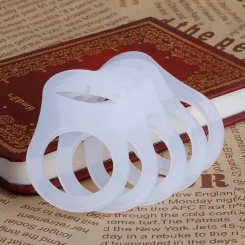 2018 5Pcs Multi Colors Silicone Baby Dummy Pacifier Holder Clip Adapter for MAM Rings Baby Kids Child Gifts