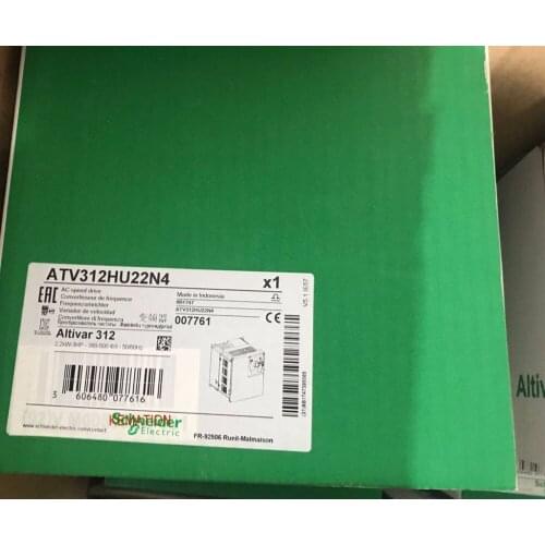 ATV312HU22N4 Original VFD Variable speed drive ATV312 - 2.2kW - 5.9kVA - 79W - 380..500 V- 3-phase supply Inverter New