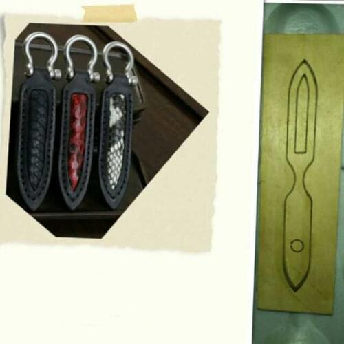 Diy designer snake key ring leather craft template decoration die cutting knife punch mould hand tool set deri el aletleri