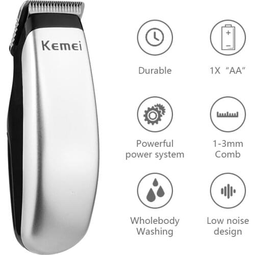 Electric Hair Clipper Mini Trimmer Portable Cutting Machine Barber Razor Professional Beard Trimmers for Men Style Tools 35D