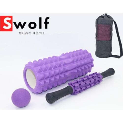 Yoga Column Fitness Equipment Pilates Foam Roller Massager Blocks Train Home Sports Tools Gym Exercise Accessories Massage Block