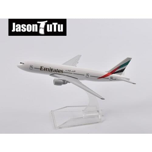 JASON TUTU 16cm United Arab Emirates Boeing B777 Airplane Model Plane Model Aircraft Diecast Metal 1/400 Scale Planes
