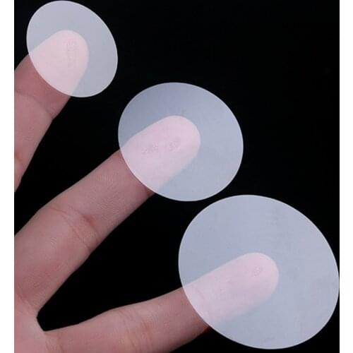 Round Dia. 1.5/2/2.5/3/3.5/4/5cm Transparent Labels Circle PVC Scrapbooking Labels Seal Sticker DIY Self-Adhesive Gift Sticker